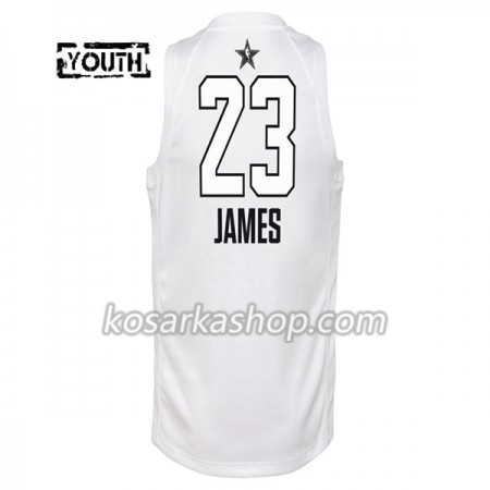 Dres Cleveland Cavaliers LeBron James  23 2018 All Star Jordan Brand Bijela Swingman - Dječji